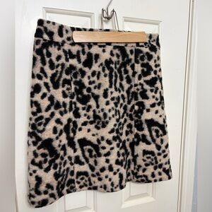Leopard Print Women's Skirt